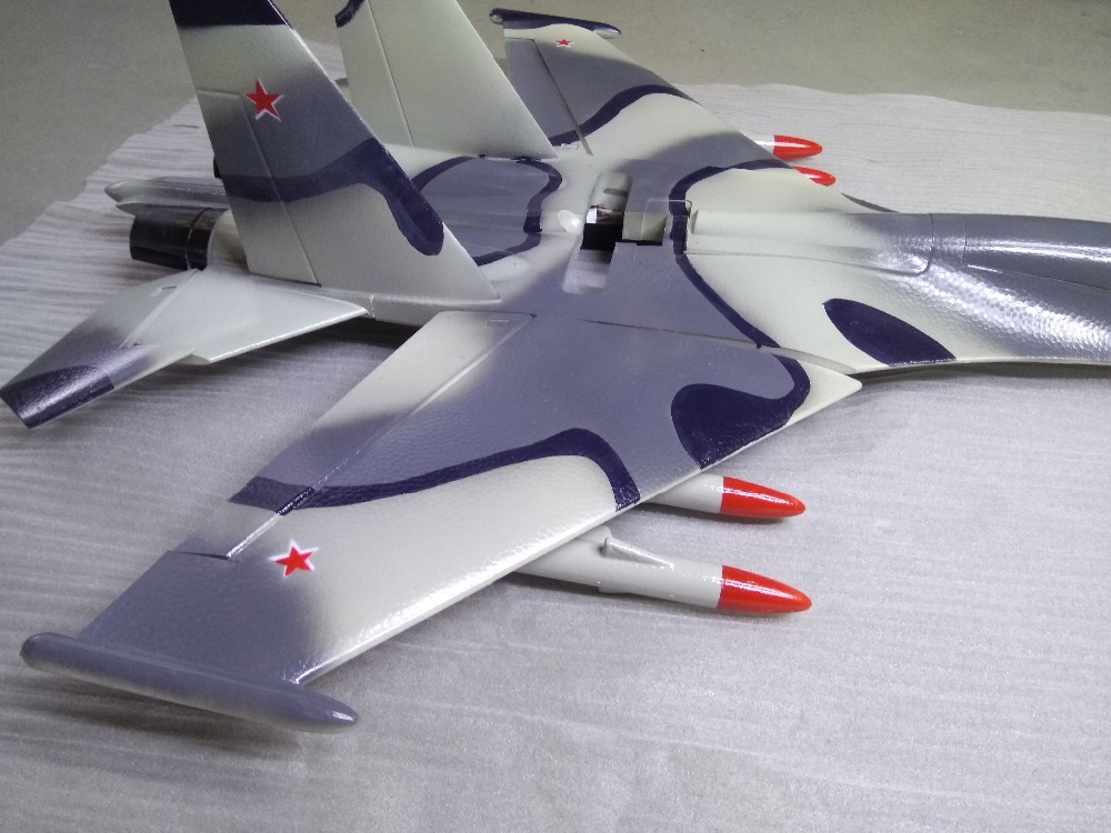 White EPO RC Plane SU-27 SU27  - đánh giá và giá Rc Hobby Plane