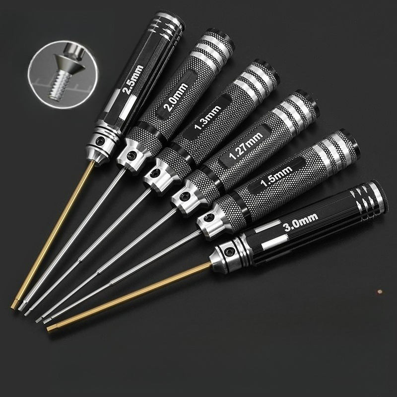 HSS/TiCN Hex Screwdriver Set M - đánh giá và giá Rc Hobby Tool Kit