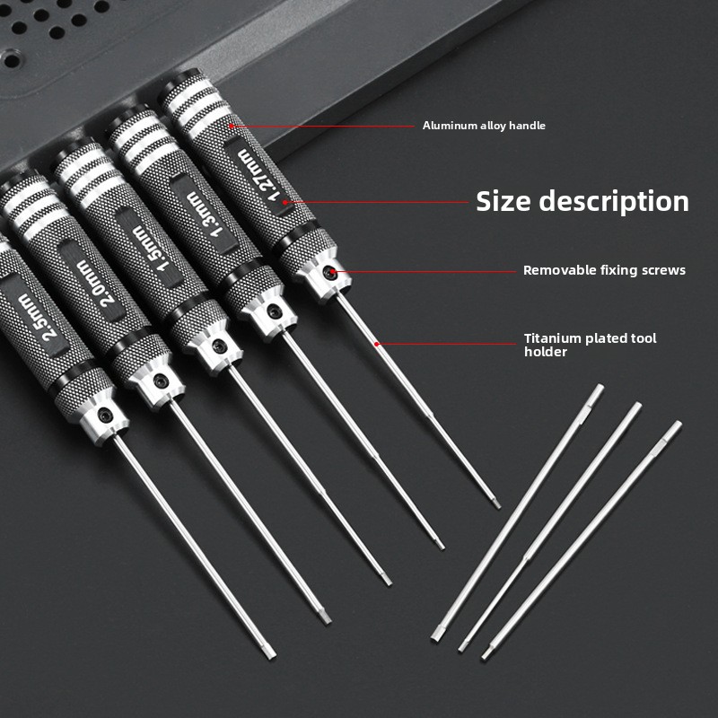HSS/TiCN Hex Screwdriver Set M - đánh giá và giá Rc Hobby Tool Kit