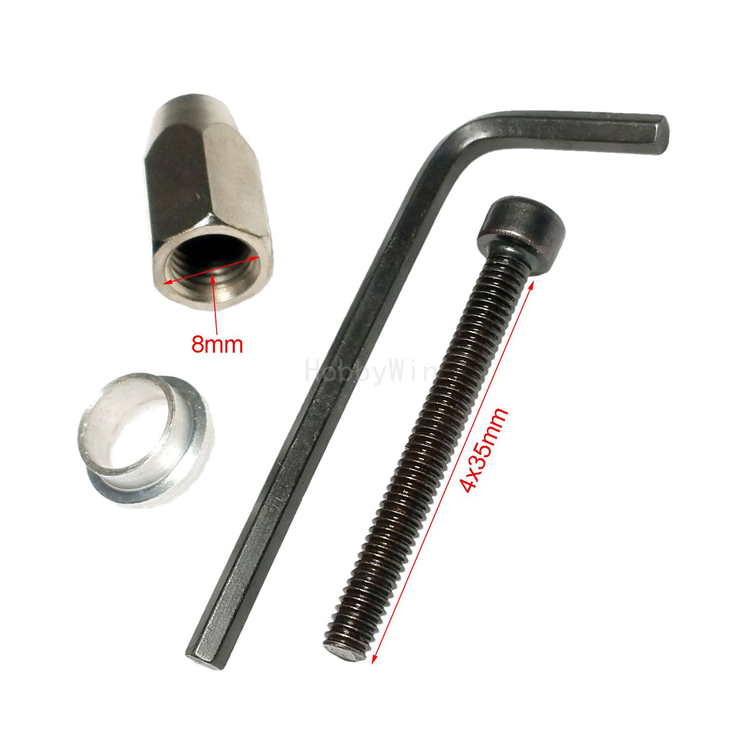 Hex Nut 8mm & Screw 4x25mm for - đánh giá và giá Rc Hobby Nut