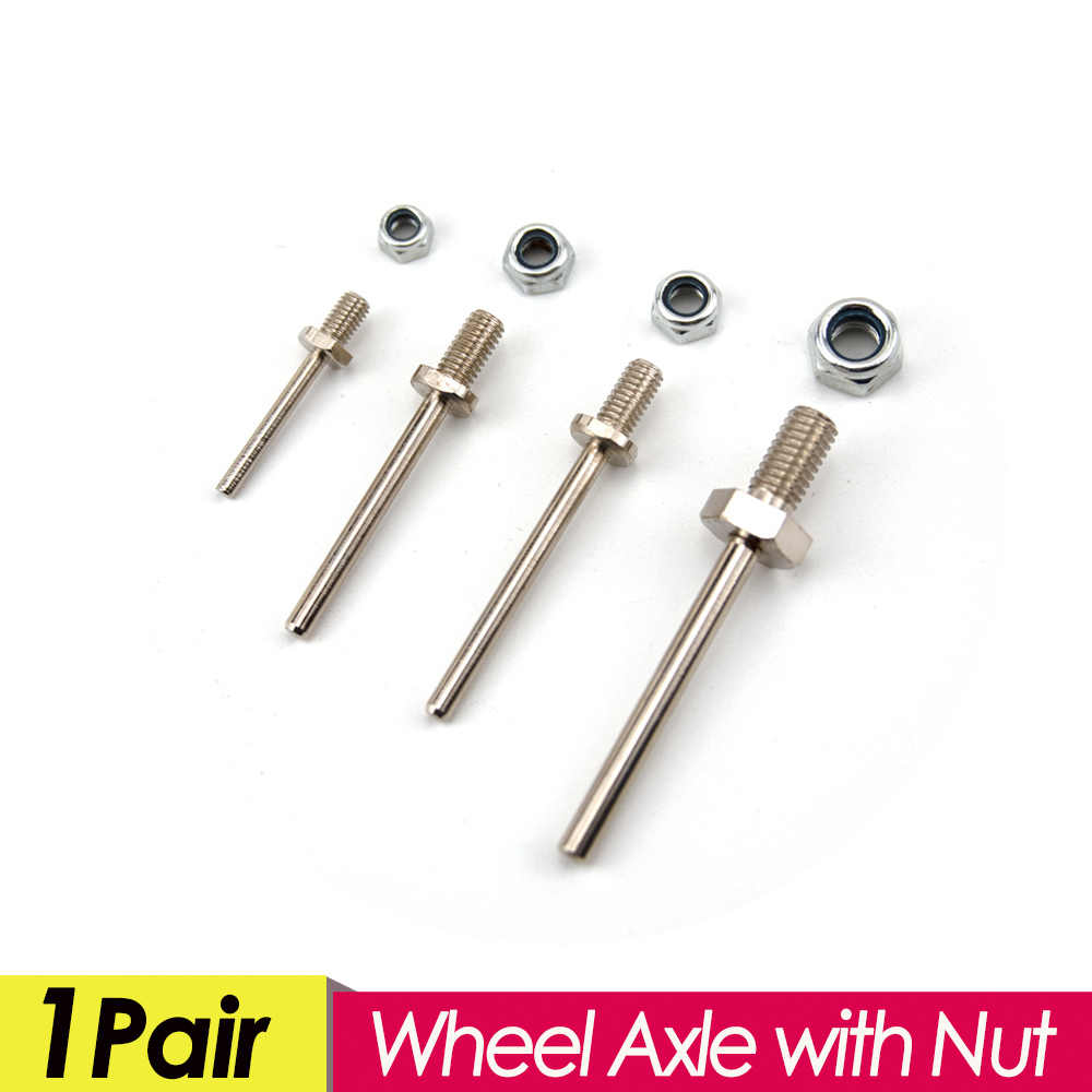 1Pair Wheel Axles Steel Shaft  - đánh giá và giá Rc Hobby Nut