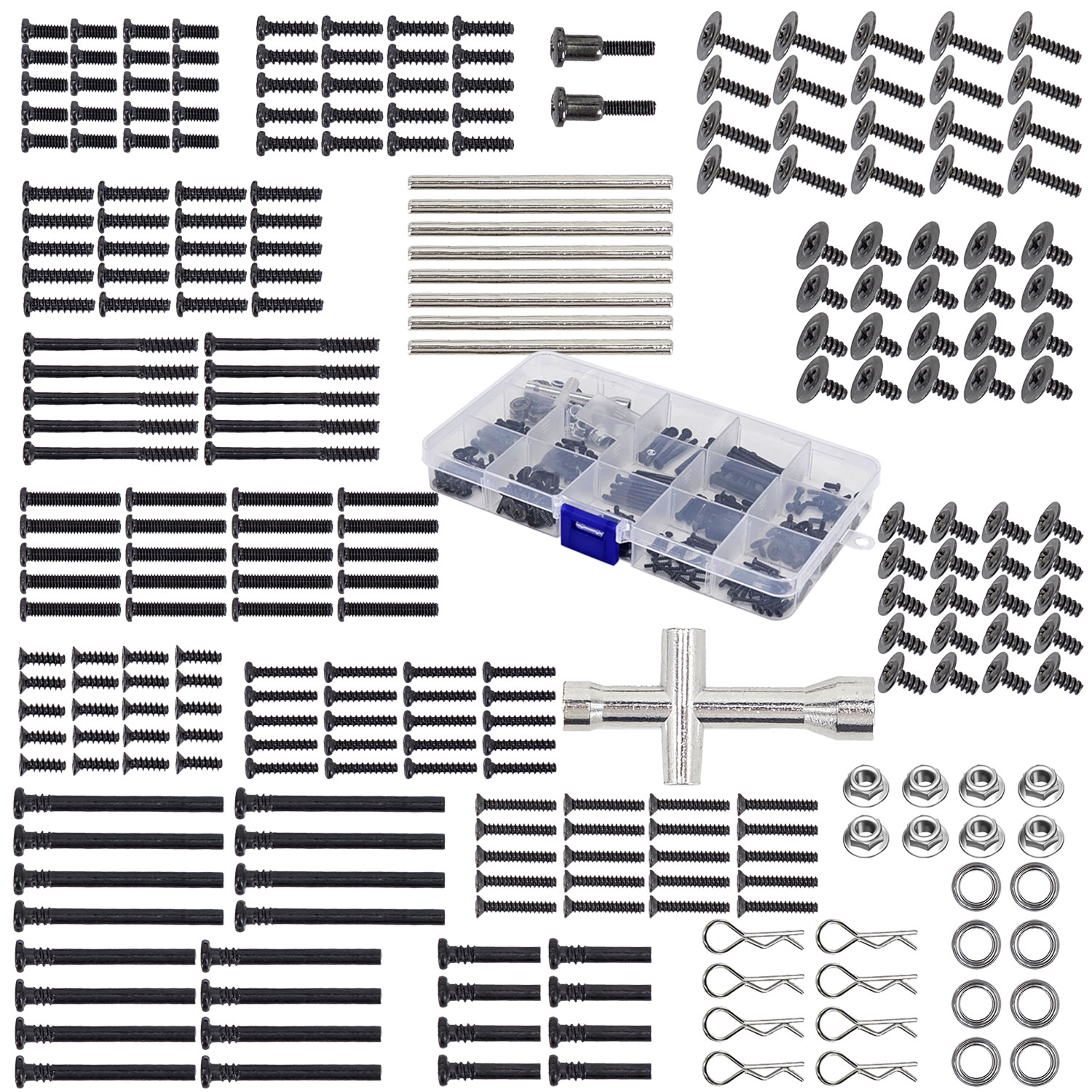 SCY 269-Piece RC Car Tool Kit  - đánh giá và giá Rc Hobby Nut