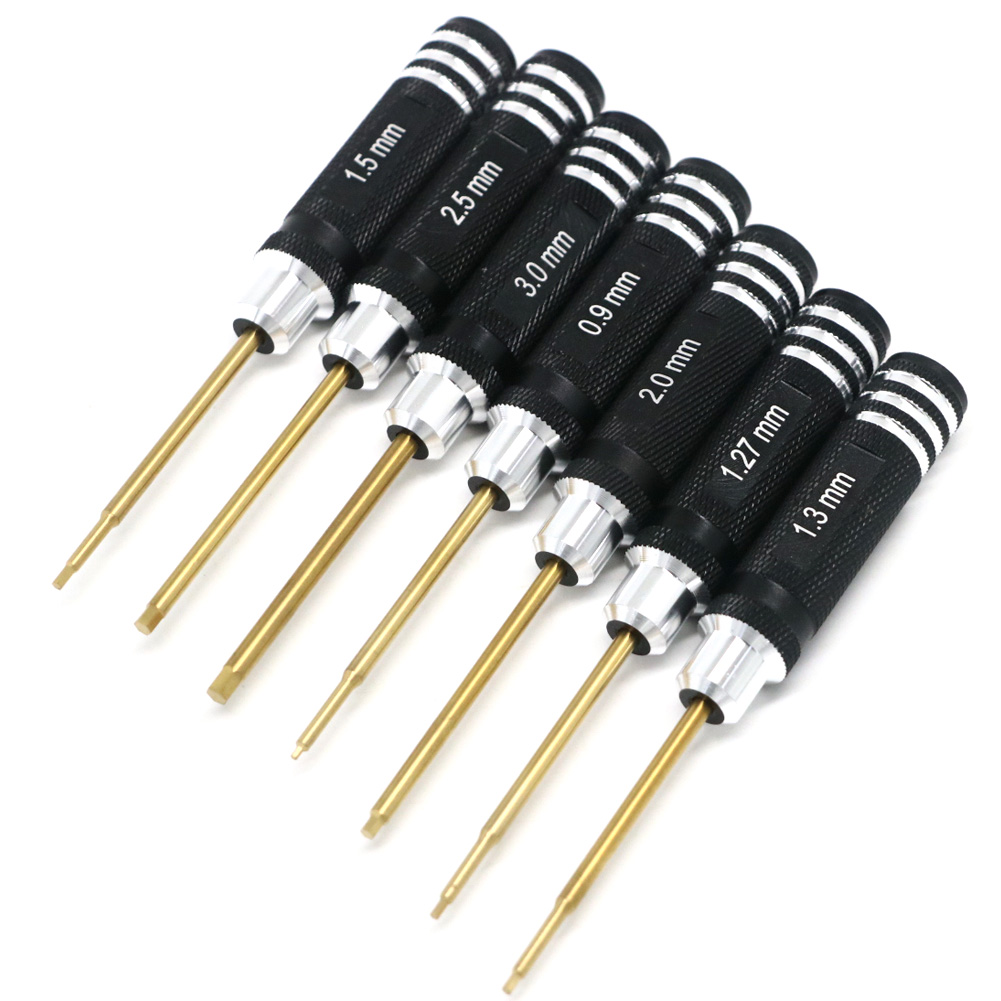 7pcs Titanium Plating Mini Pre - đánh giá và giá Rc Hobby Tool Kit