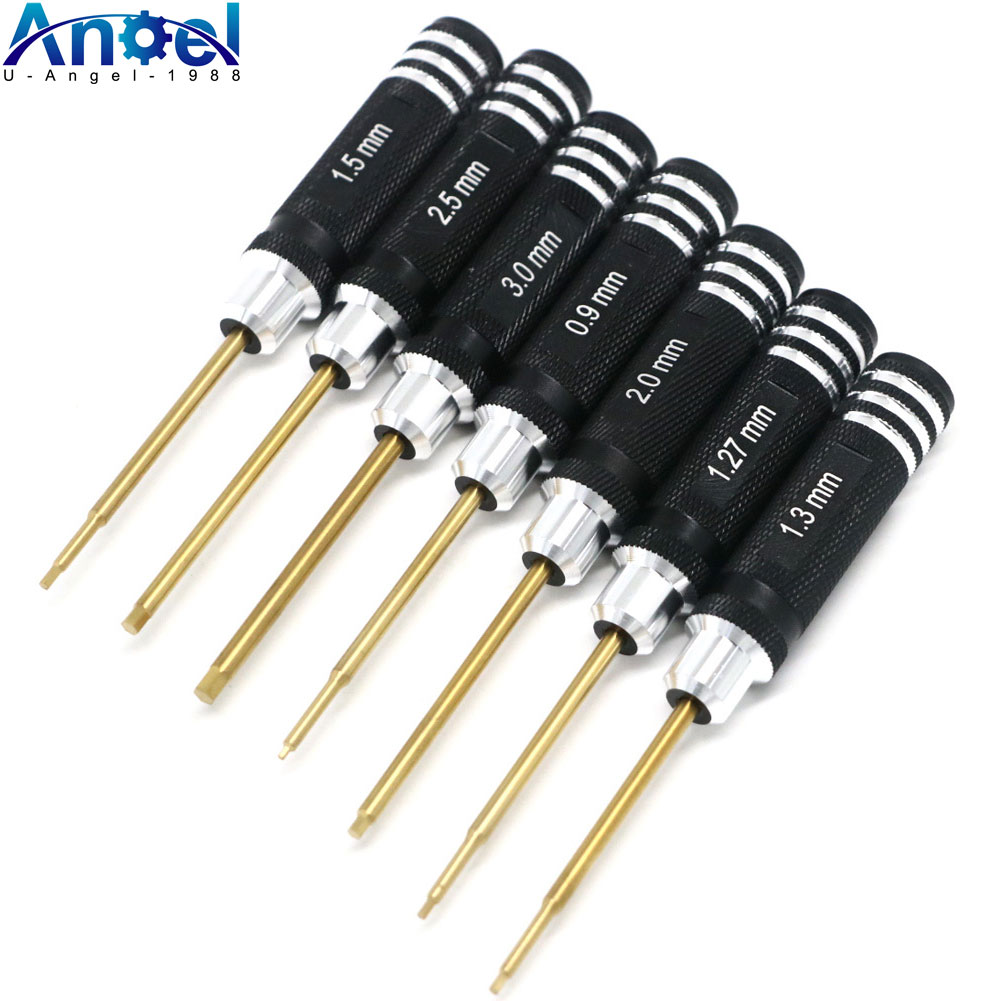 7pcs Titanium Plating Mini Pre - đánh giá và giá Rc Hobby Tool Kit